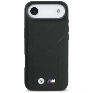 Etui BMW M Quilted Logo MagSafe do Apple iPhone 17 Air czarny
