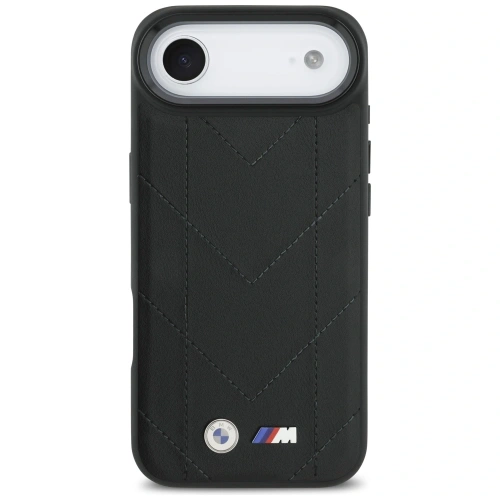 Etui BMW M Quilted Logo MagSafe do Apple iPhone 17 Air czarny