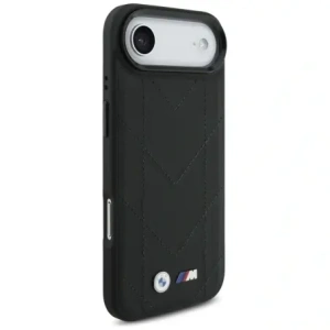 Etui BMW M Quilted Logo MagSafe do Apple iPhone 17 Air czarny