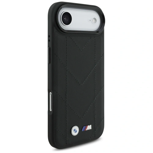 Etui BMW M Quilted Logo MagSafe do Apple iPhone 17 Air czarny