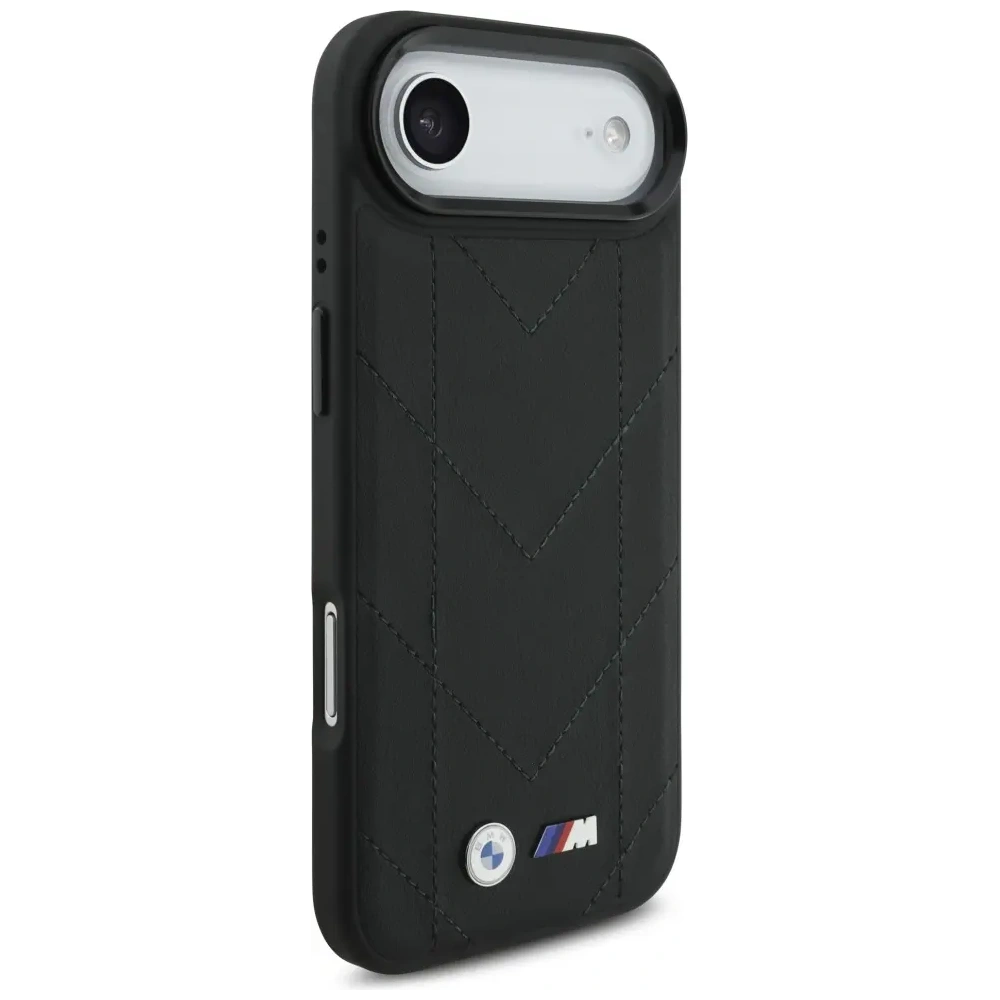 Etui BMW M Quilted Logo MagSafe do Apple iPhone Air czarny