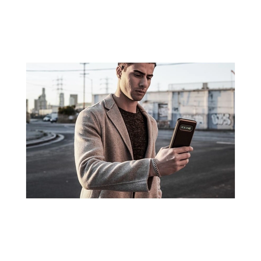 Etui aluminiowe X-Doria Defense Lux Samsung Galaxy S10e (Drop test 3m) (Black Carbon Fiber)