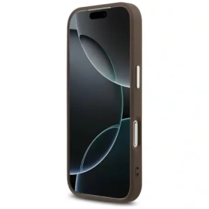 Etui Guess 4G Big 4G Classic Logo do Apple iPhone 17 Pro brązowy srebrny