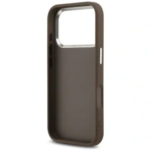 Etui Guess 4G Big 4G Classic Logo do Apple iPhone 17 Pro brązowy srebrny