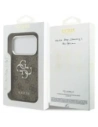 Etui Guess 4G Big 4G Classic Logo do Apple iPhone 17 Pro brązowy srebrny