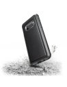 Buy X-Doria Defense Lux - Aluminum Case for Samsung Galaxy S10e (Drop test 3m) (Black Leather) - XDR006BLK - {ean13} - Home Screen Store Europe
