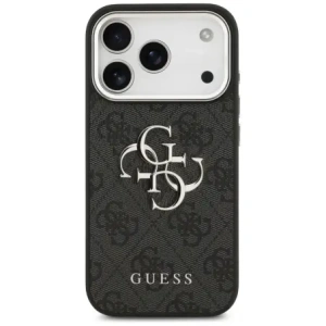 Etui Guess 4G Big 4G Classic Logo do Apple iPhone 17 Pro czarny srebrny