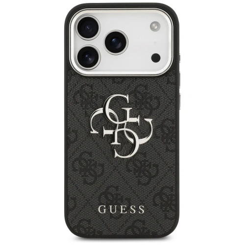 Etui Guess 4G Big 4G Classic Logo do Apple iPhone 17 Pro czarny srebrny