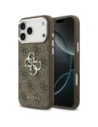 Etui Guess 4G Big 4G Classic Logo do Apple iPhone 17 Pro Max brązowy srebrny