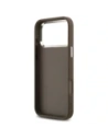 Etui Guess 4G Big 4G Classic Logo do Apple iPhone 17 Pro Max brązowy srebrny