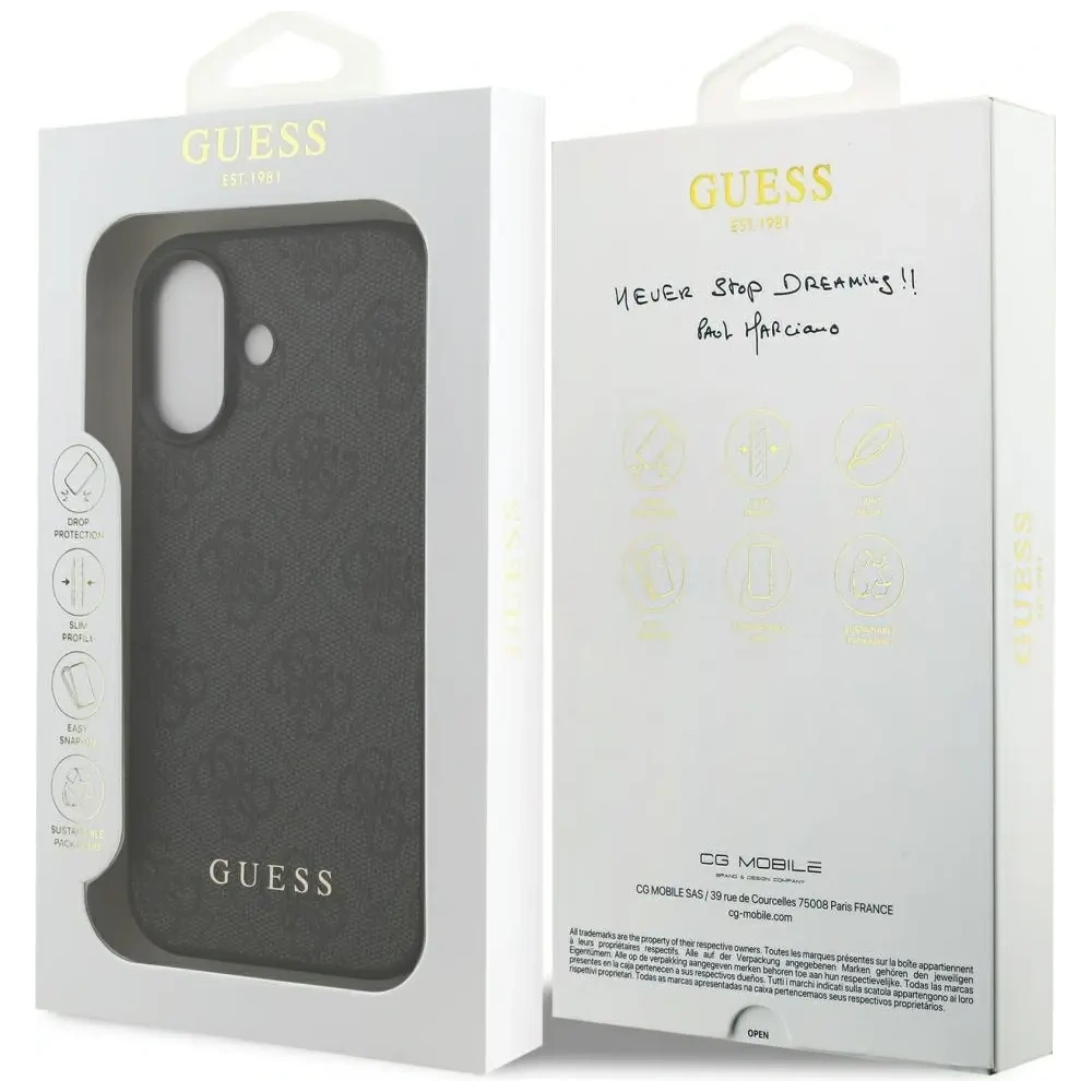 Etui Guess 4G Classic do Apple iPhone 17 czarny