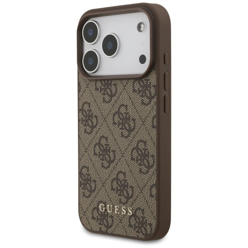Etui Guess 4G Classic do Apple iPhone 17 Pro brązowy