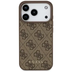 Etui Guess 4G Classic do Apple iPhone 17 Pro brązowy