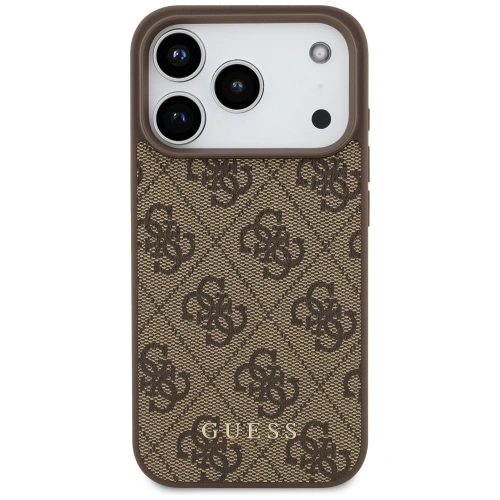 Etui Guess 4G Classic do Apple iPhone 17 Pro brązowy