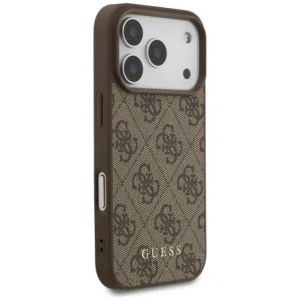 Etui Guess 4G Classic do Apple iPhone 17 Pro brązowy