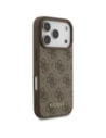 Etui Guess 4G Classic do Apple iPhone 17 Pro brązowy