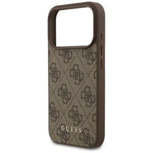 Etui Guess 4G Classic do Apple iPhone 17 Pro brązowy
