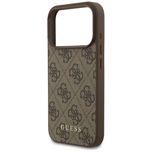 Etui Guess 4G Classic do Apple iPhone 17 Pro brązowy