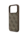Etui Guess 4G Classic do Apple iPhone 17 Pro brązowy