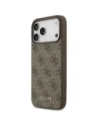 Etui Guess 4G Classic do Apple iPhone 17 Pro Max brązowy