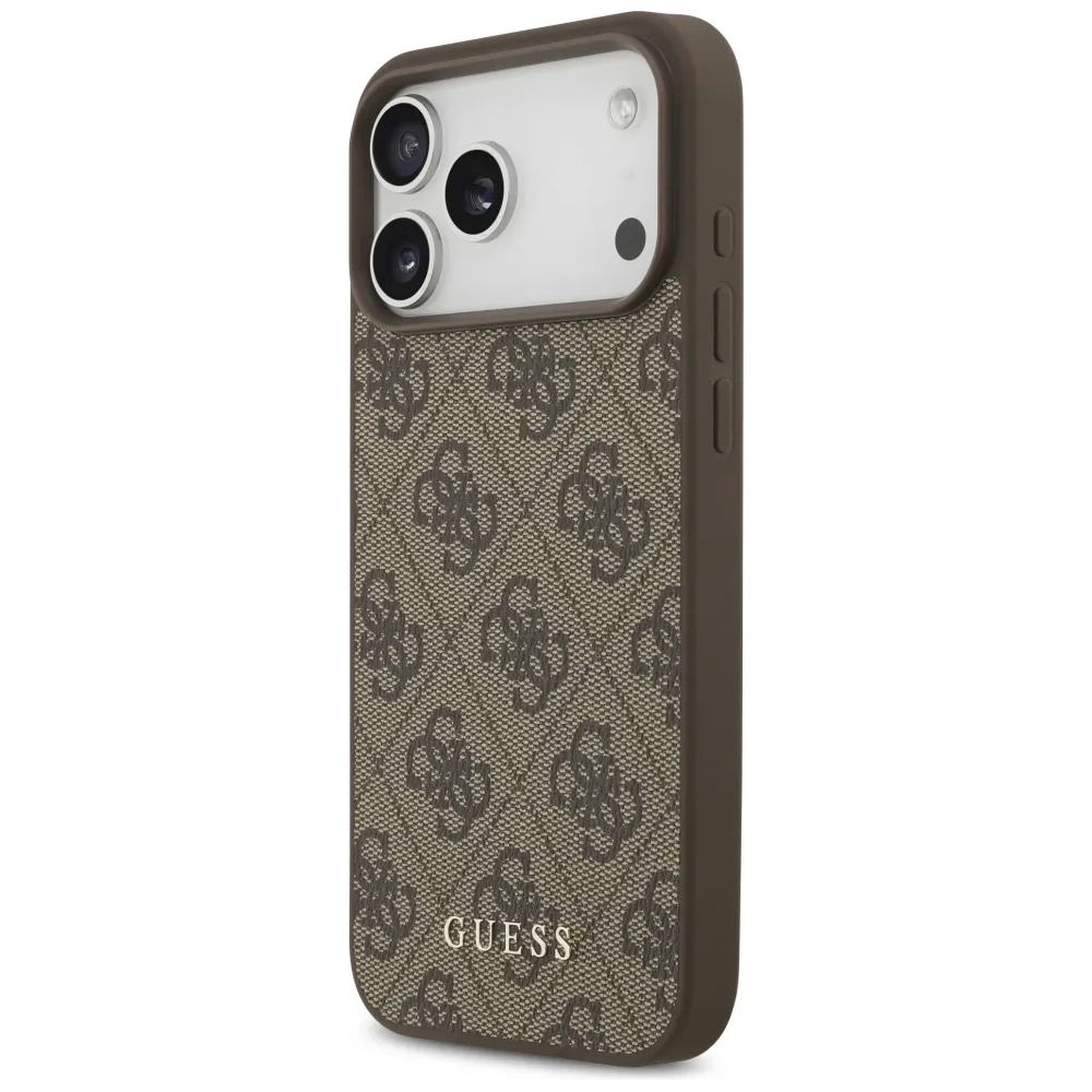 Etui Guess 4G Classic do Apple iPhone 17 Pro Max brązowy