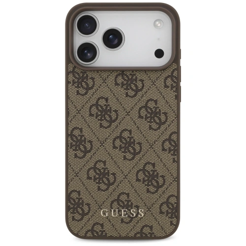 Etui Guess 4G Classic do Apple iPhone 17 Pro Max brązowy