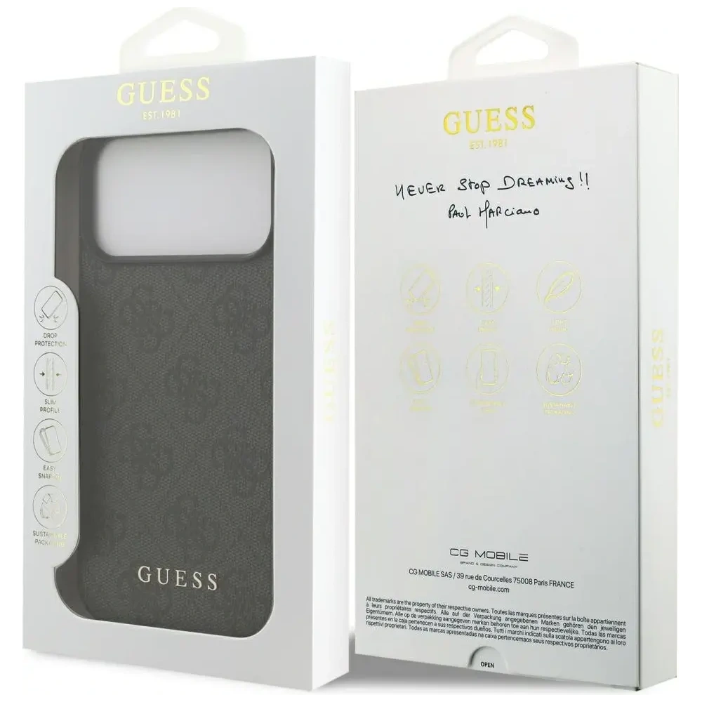 Etui Guess 4G Classic do Apple iPhone 17 Pro Max czarny