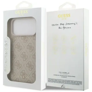 Etui Guess 4G Classic do Apple iPhone 17 Pro Max różowy