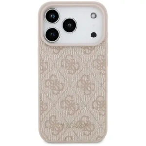 Etui Guess 4G Classic do Apple iPhone 17 Pro różowy