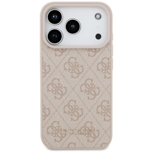 Etui Guess 4G Classic do Apple iPhone 17 Pro różowy