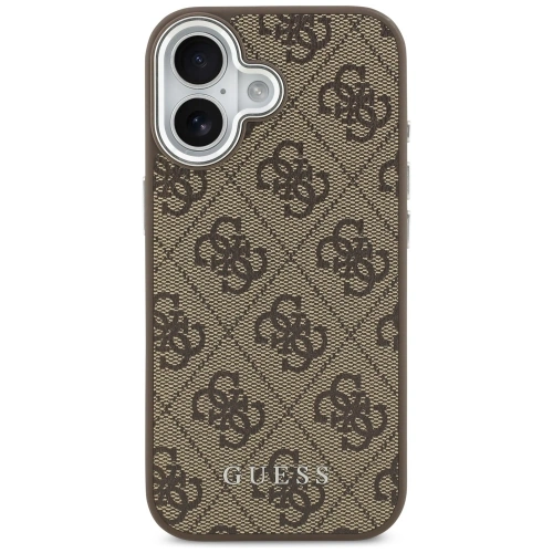 Etui Guess 4G Classic Logo MagSafe do Apple iPhone 17 brązowy