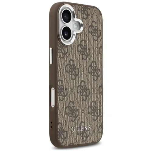 Etui Guess 4G Classic Logo MagSafe do Apple iPhone 17 brązowy