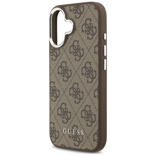 Etui Guess 4G Classic Logo MagSafe do Apple iPhone 17 brązowy