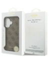 Etui Guess 4G Classic Logo MagSafe do Apple iPhone 17 brązowy