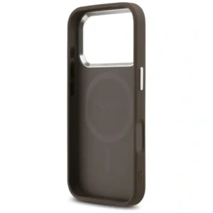 Etui Guess 4G Classic Logo MagSafe do Apple iPhone 17 Pro brązowy