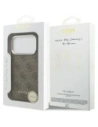 Etui Guess 4G Classic Logo MagSafe do Apple iPhone 17 Pro brązowy