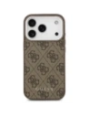 Etui Guess 4G Classic Logo MagSafe do Apple iPhone 17 Pro Max brązowy