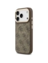 Etui Guess 4G PU Classic Logo MagSafe do Apple iPhone 17 Pro brązowy