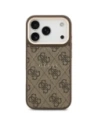 Etui Guess 4G PU Classic Logo MagSafe do Apple iPhone 17 Pro brązowy