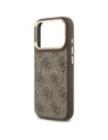 Etui Guess 4G PU Classic Logo MagSafe do Apple iPhone 17 Pro brązowy
