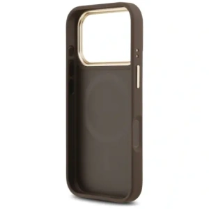 Etui Guess 4G PU Classic Logo MagSafe do Apple iPhone 17 Pro brązowy
