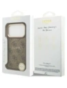 Etui Guess 4G PU Classic Logo MagSafe do Apple iPhone 17 Pro brązowy