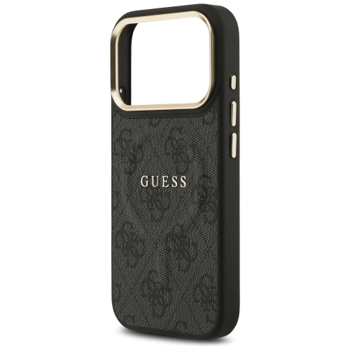 Etui Guess 4G PU Classic Logo MagSafe do Apple iPhone 17 Pro czarny