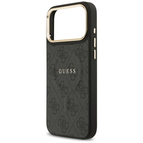 Etui Guess 4G PU Classic Logo MagSafe do Apple iPhone 17 Pro Max czarny