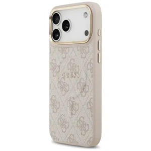Etui Guess 4G PU Classic Logo MagSafe do Apple iPhone 17 Pro Max różowy