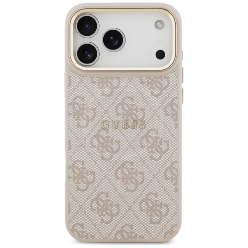 Etui Guess 4G PU Classic Logo MagSafe do Apple iPhone 17 Pro Max różowy