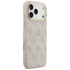 Etui Guess 4G PU Classic Logo MagSafe do Apple iPhone 17 Pro Max różowy