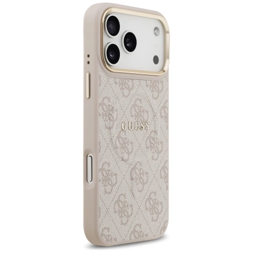 Etui Guess 4G PU Classic Logo MagSafe do Apple iPhone 17 Pro Max różowy