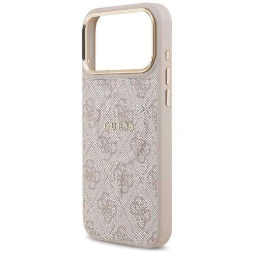 Etui Guess 4G PU Classic Logo MagSafe do Apple iPhone 17 Pro Max różowy