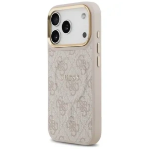 Etui Guess 4G PU Classic Logo MagSafe do Apple iPhone 17 Pro różowy